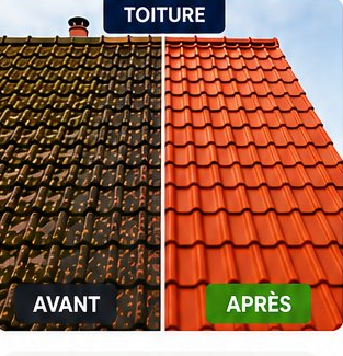Toiture avant après